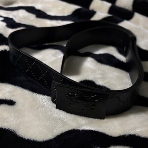 Black Designer Men's Belt